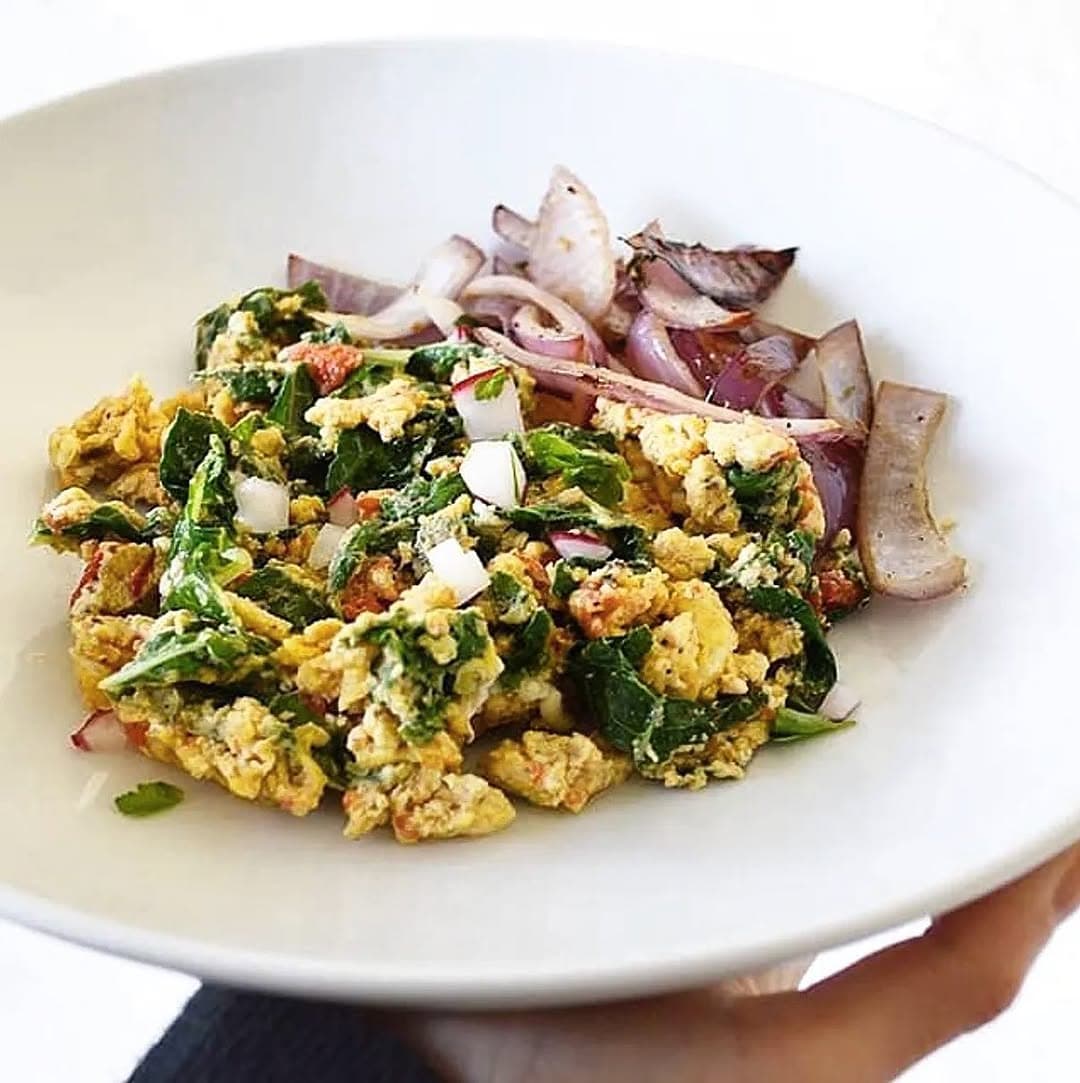 Sautéed Breakfast with Kale and Radishes recipe