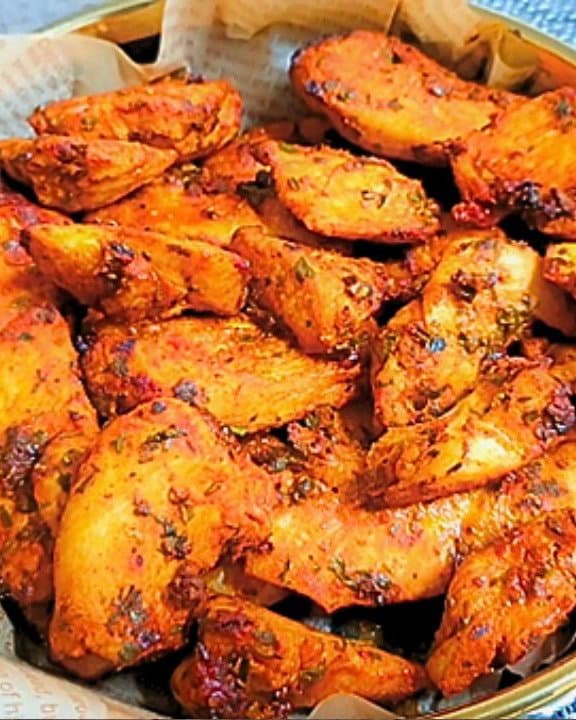 Tenders de poulet à l'air fryer (sans panure) + recette de wraps à la tortilla recipe