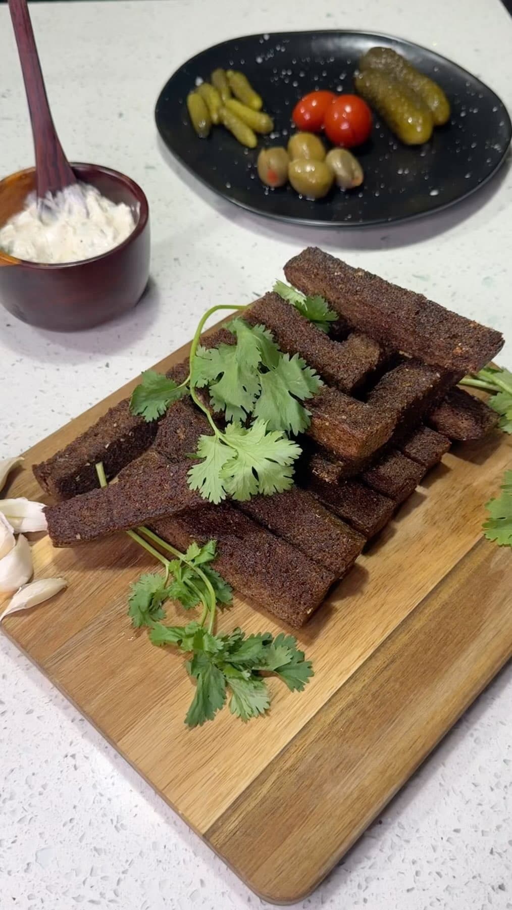 Grenki - Russian Savory Toast recipe