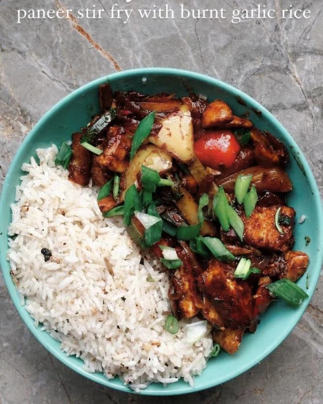 Stir Fry Paneer recipe