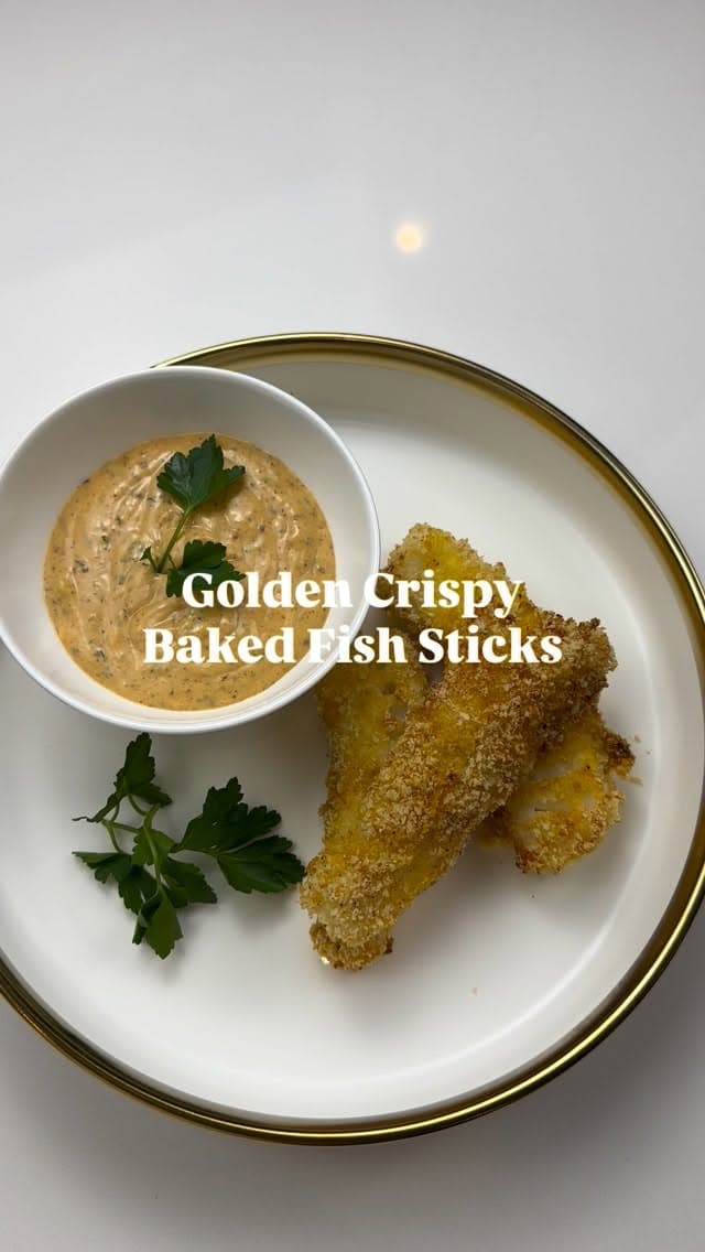 Crispy Oven-Baked Cod Sticks recipe