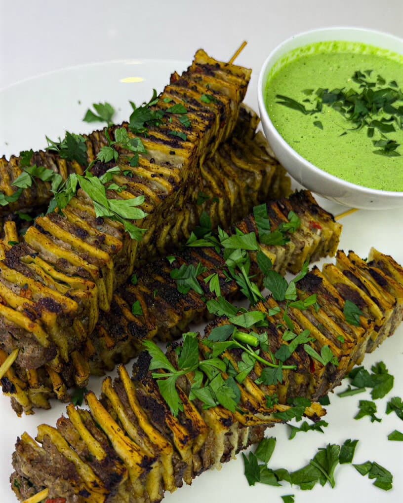 Viral Layered Tortilla Kebabs recipe