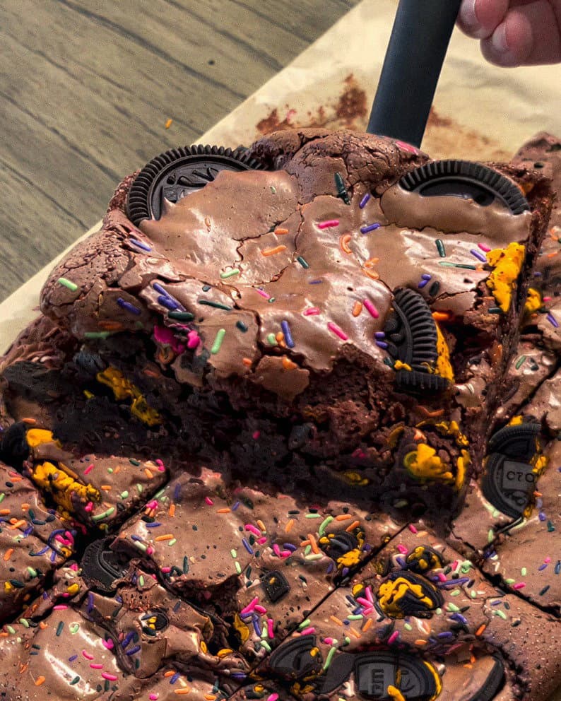 Spooky Jumbo Brownies recipe