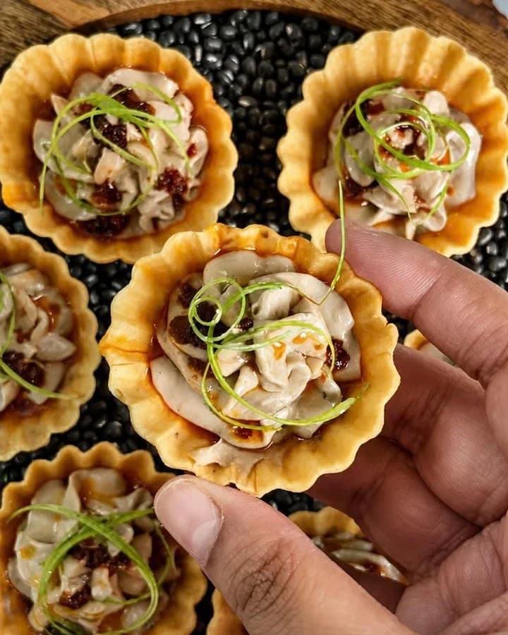 Creamy Garlic Mushroom Bites recipe