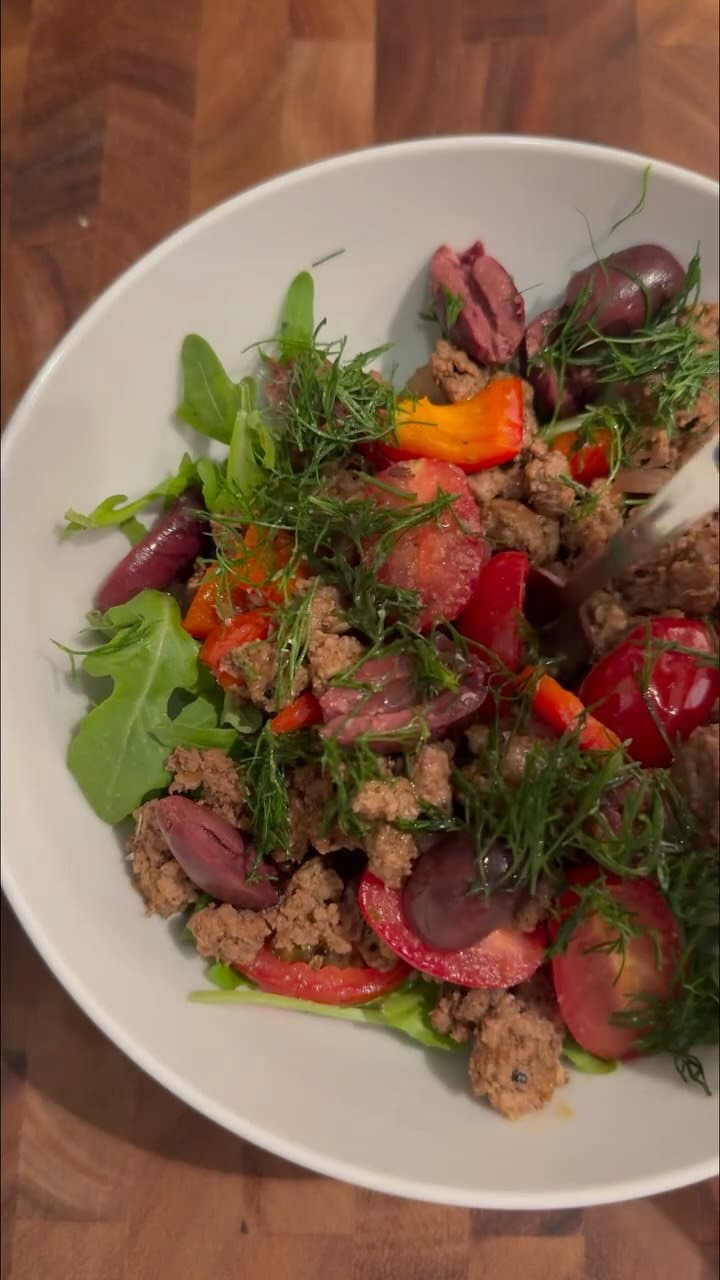 GF/DF PCOS Friendly Mediterranean Protein Bowl recipe