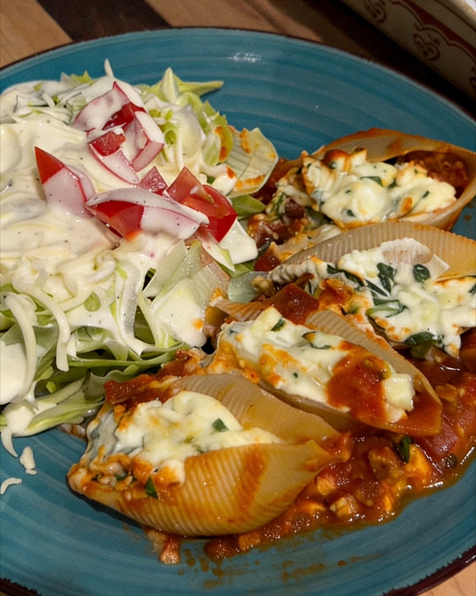 Stuffed Italian Sausage Shells recipe