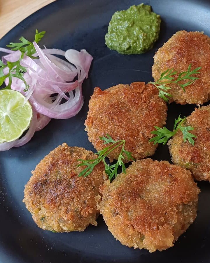 Prawns Thecha Cutlet | Maharashtrian Prawn Cutlet  recipe