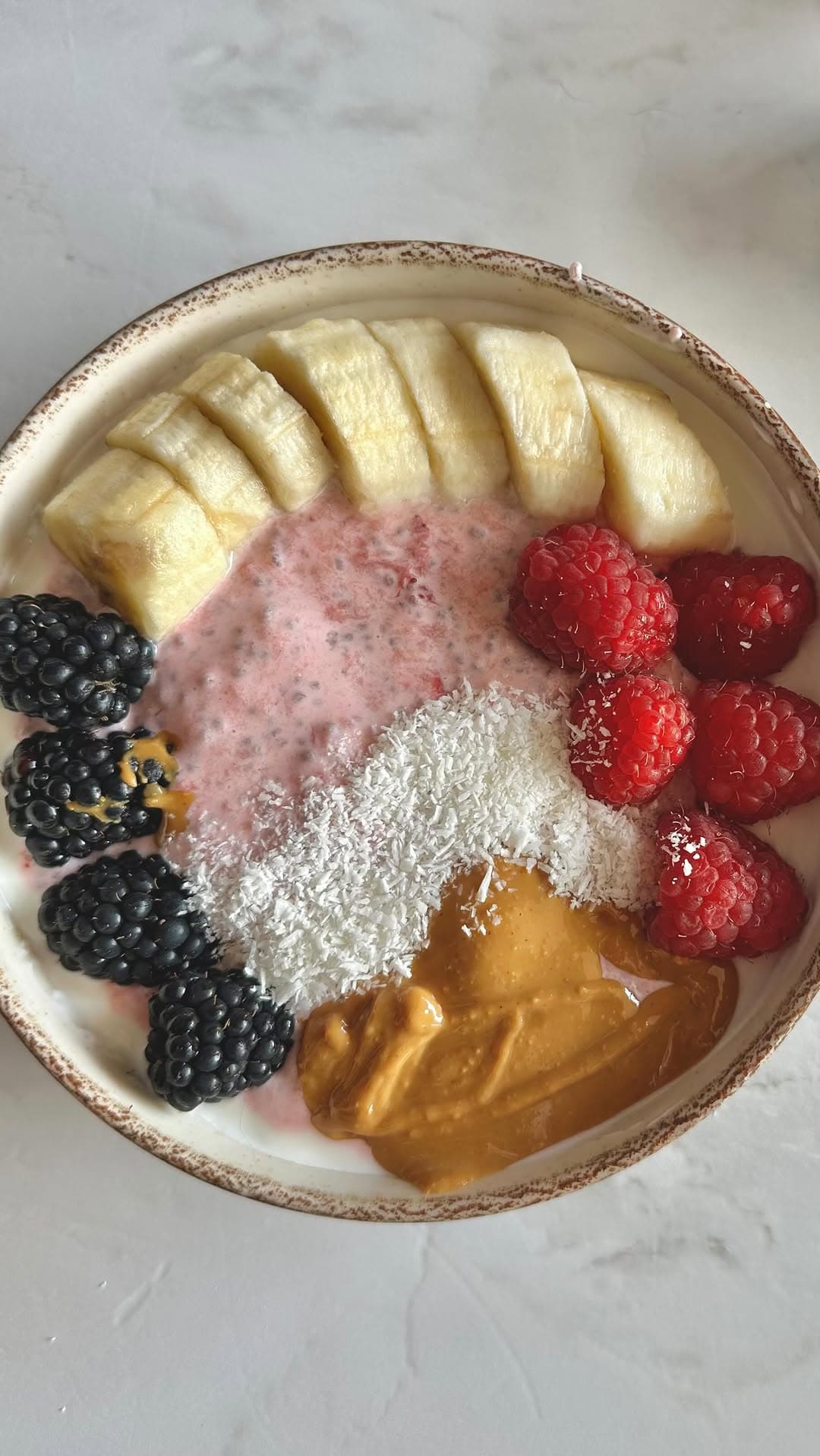 Layered Yogurt and Chia Pudding Bowl recipe
