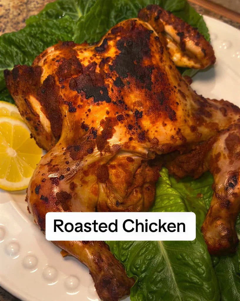 Roasted Chicken with Spicy Marinade recipe