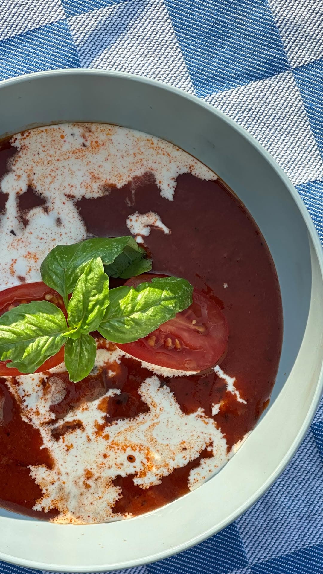 Blistered Tomato Soup recipe