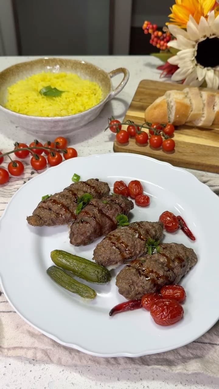 Air Fryer Kebabs Without Skewers recipe