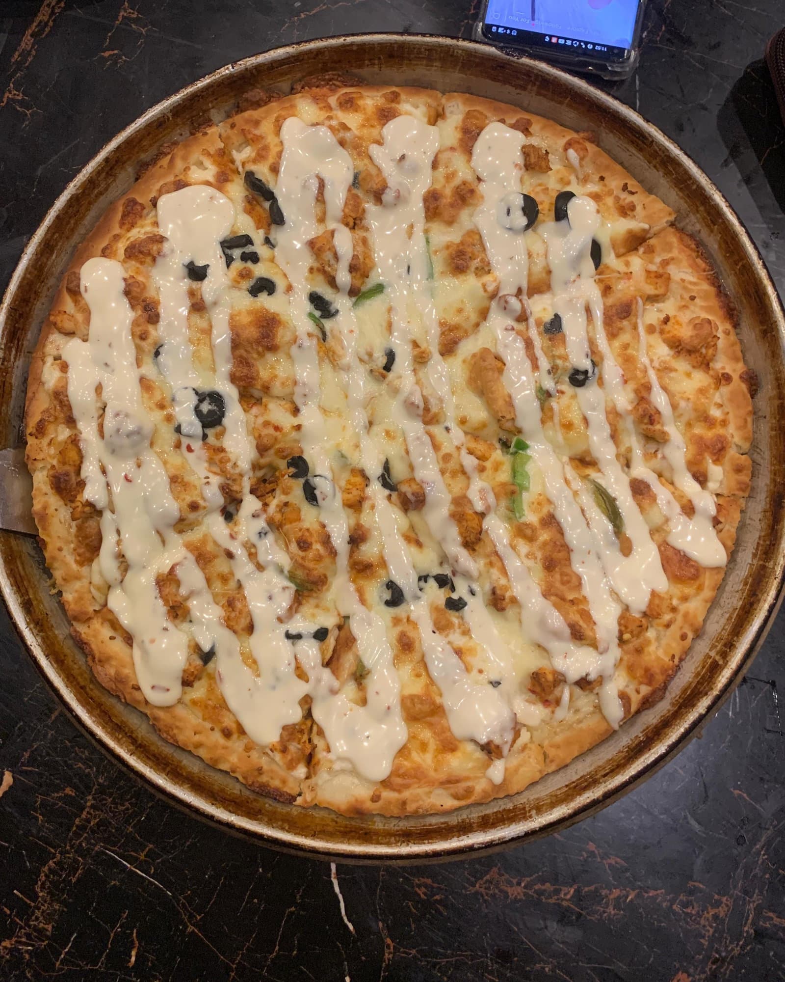 30 mint Quick Chicken Tikka Pizza recipe