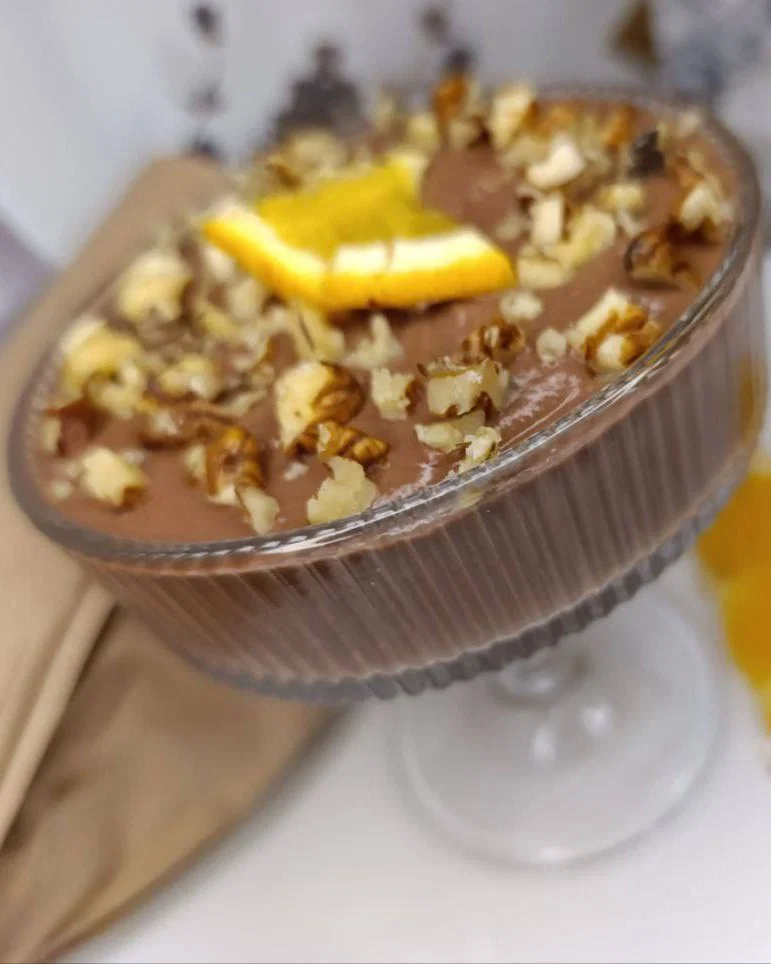 Healthy Dessert Banana–Cocoa–Orange recipe