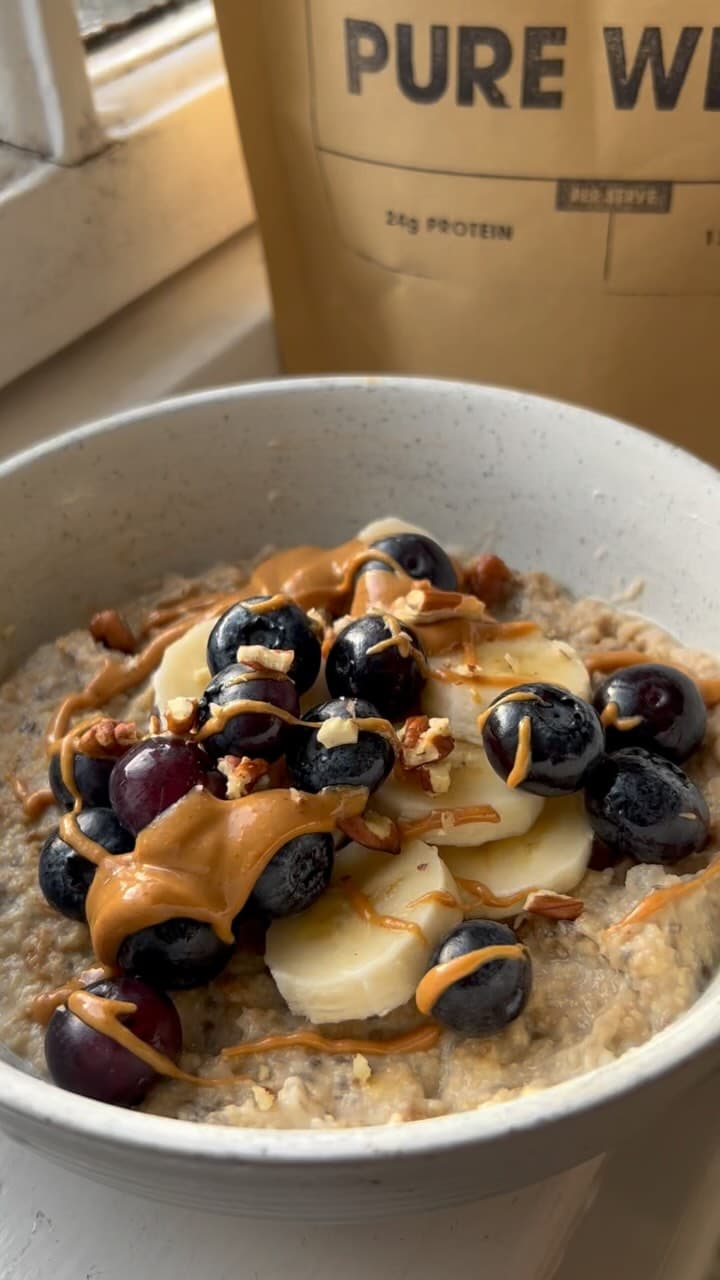 Salted Caramel Latte Protein Overnight Oats recipe