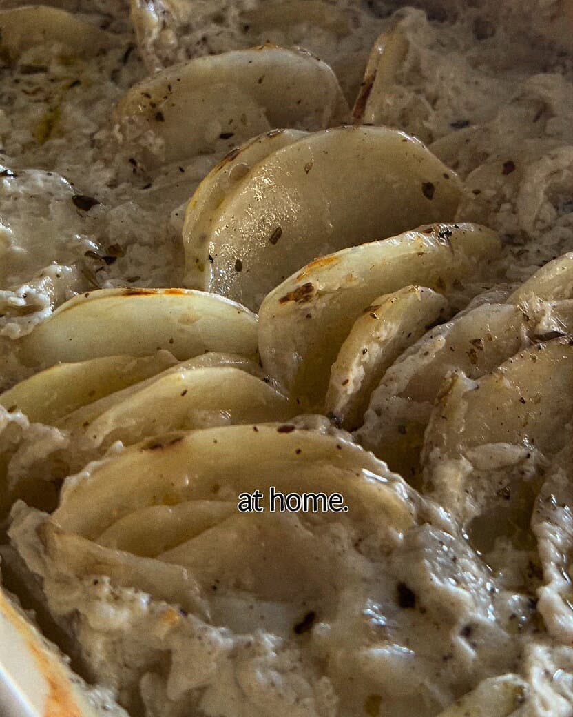 Au Gratin Potatoes recipe