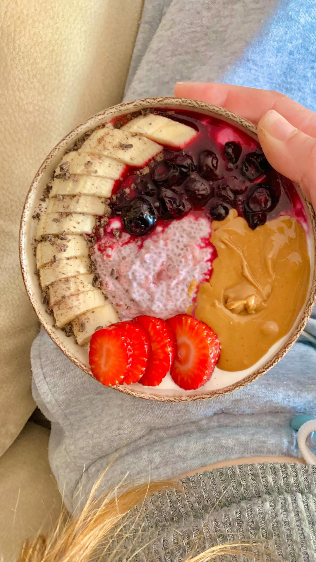 Yogurt Bowl with Strawberry Chia Pudding recipe