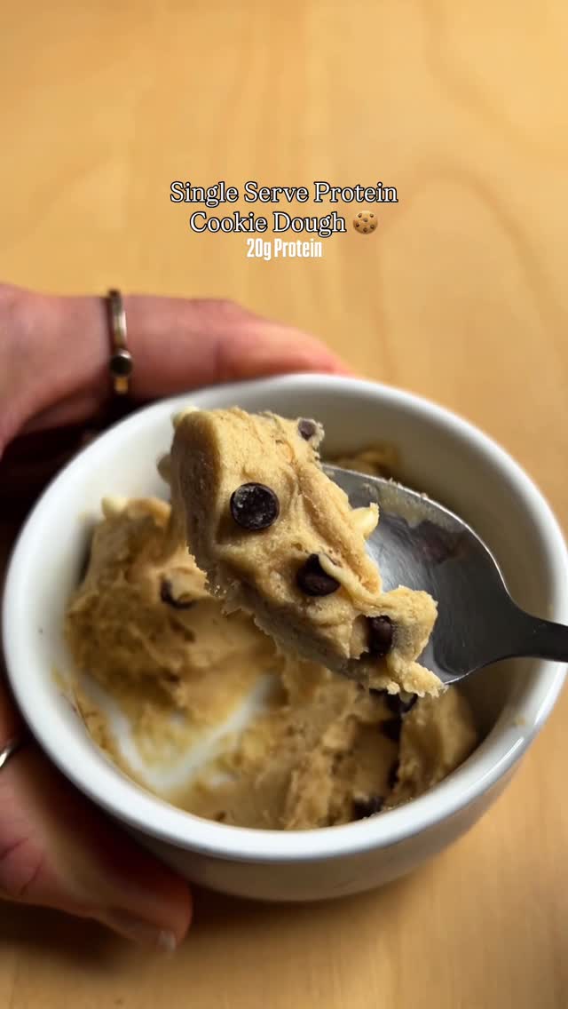 Healthy Protein Cookie Dough recipe