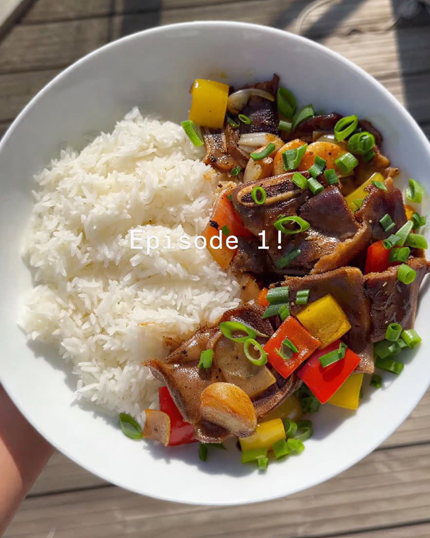 Cantonese Garlic Pepper Beef Flanken Short Rib recipe