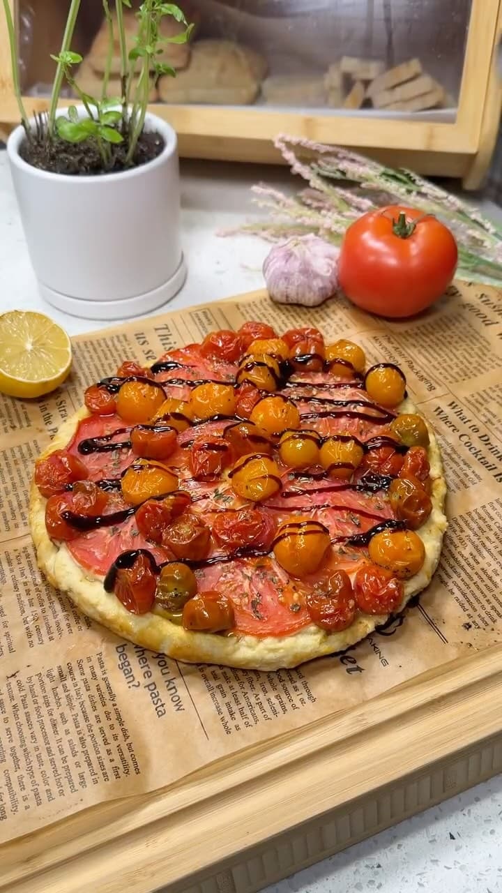 Tomato Galette with Ricotta and Parmesan recipe