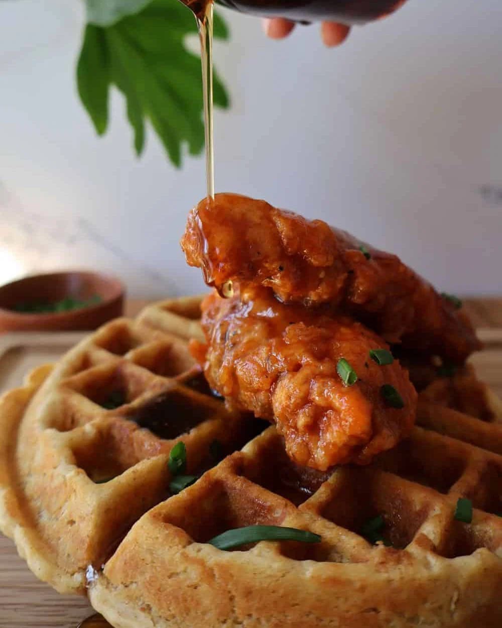 Spicy Chicken and Waffles recipe