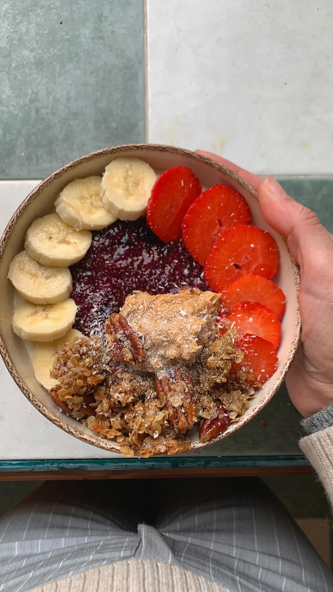Yogurt Bowl with Granola and Blueberry Chia Jam recipe