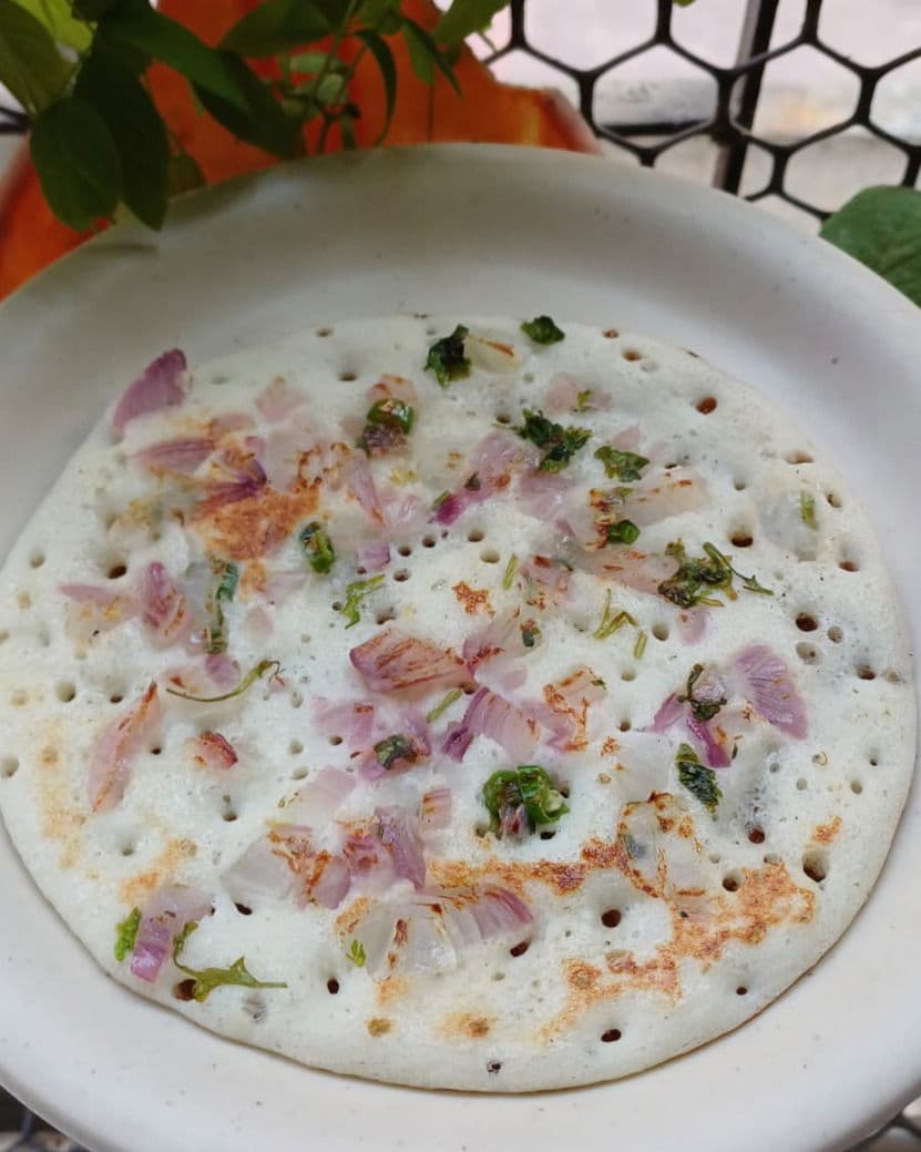 Onion Uttapam | South Indian Breakfast  recipe
