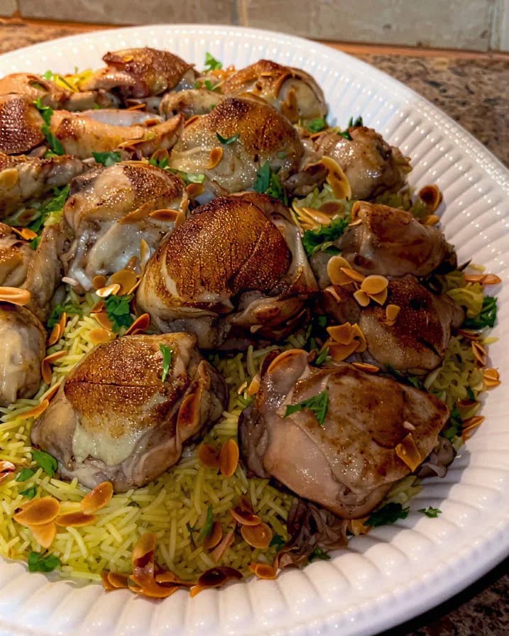 Chicken and Rice with Aromatic Spices recipe