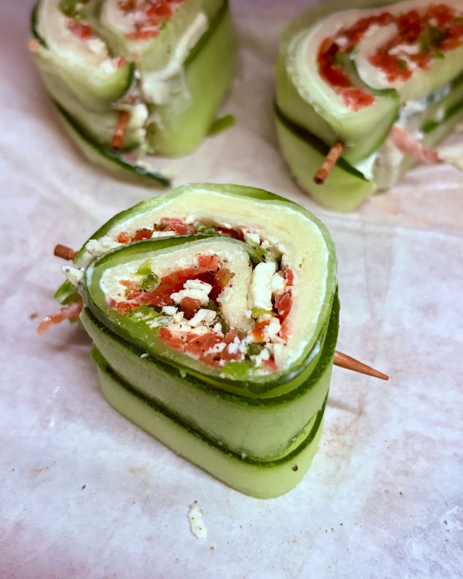 No-Cook Cucumber Rolls recipe