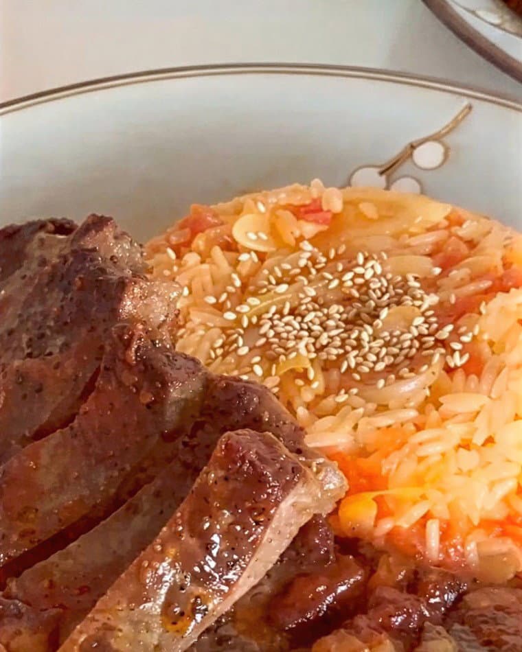 Gochujang Butter Steak with Tomato Rice recipe