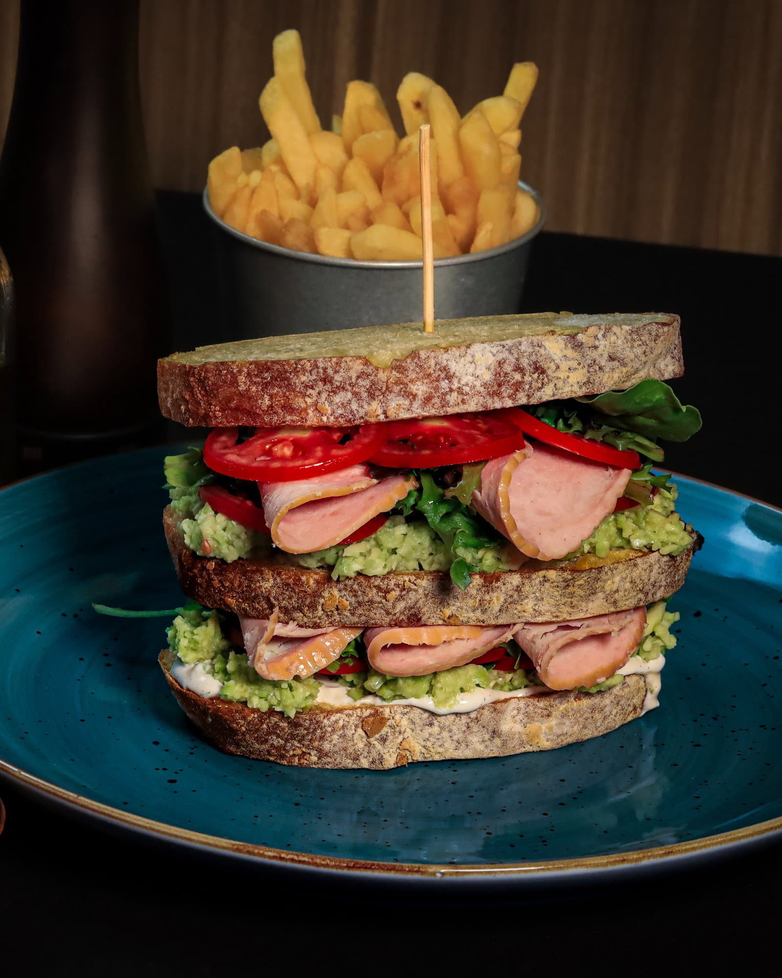 Smoked Turkey & Cheese Sandwich recipe