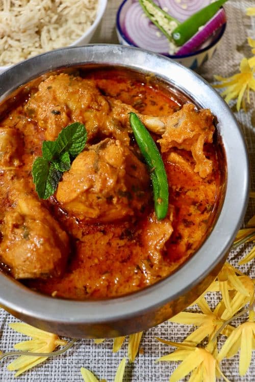 Hyderabadi Red Chicken (Lal Murg) recipe