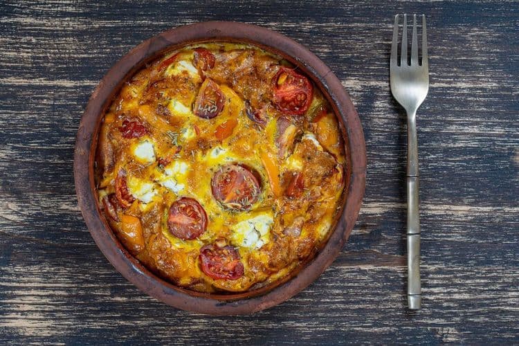 Bread Pudding with Roasted Vegetables recipe