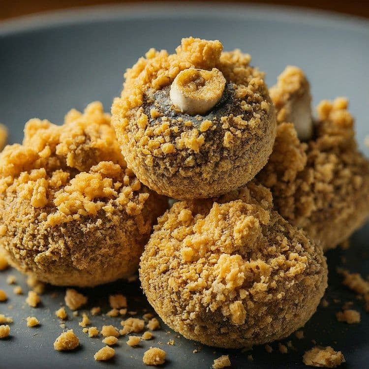 Crumbed Mushrooms recipe