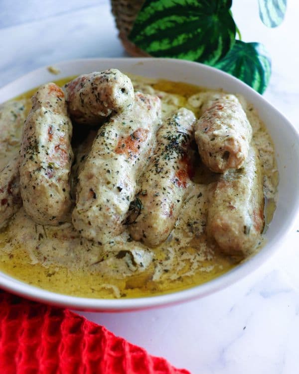 Afghani Malai Chicken Seekh Gravy recipe