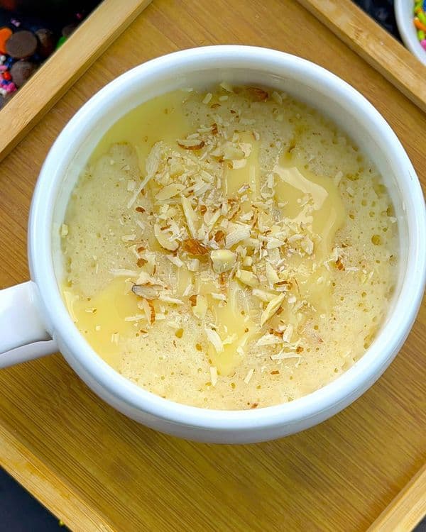 1-Minute Condensed Milk Mug Cake recipe