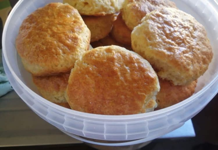 Custard Powder Scones  recipe