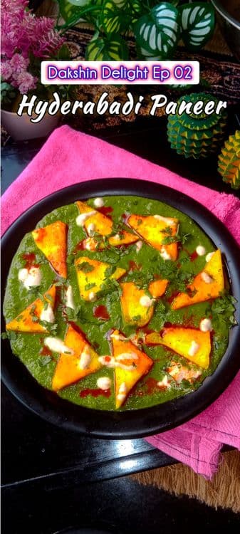 Hyderabadi Paneer  recipe
