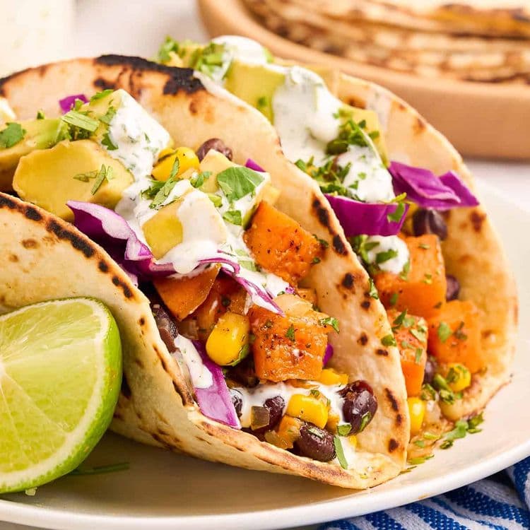 Black Bean and Sweet Potato Tacos recipe