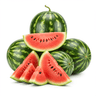 watermelon, peeled and sliced