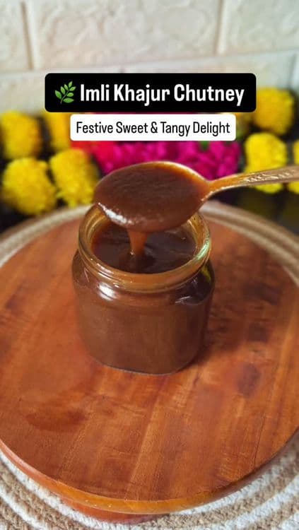 Imli Khajur Chutney | Festive Sweet & Tangy Delight recipe