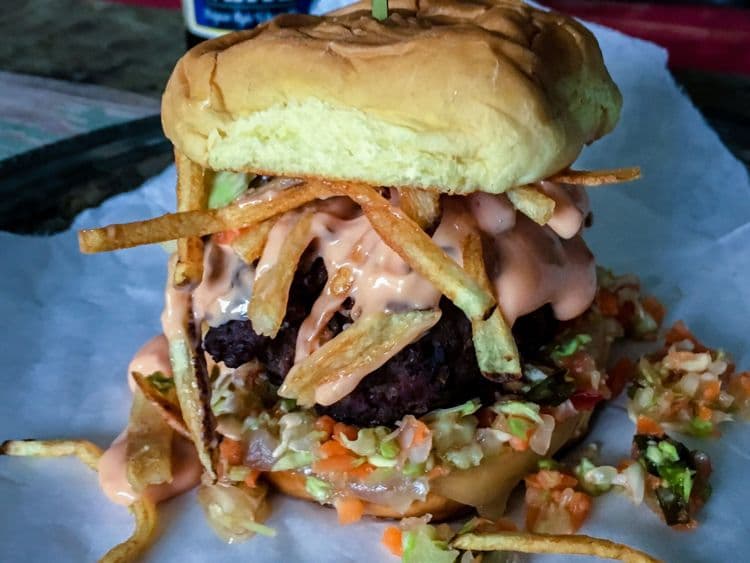 The Best Reuben Burger recipe
