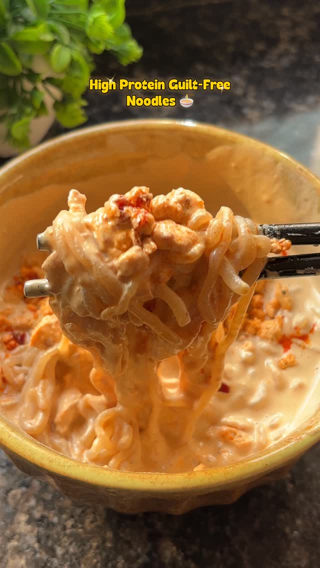 High Protein Guilt-free Noodles recipe