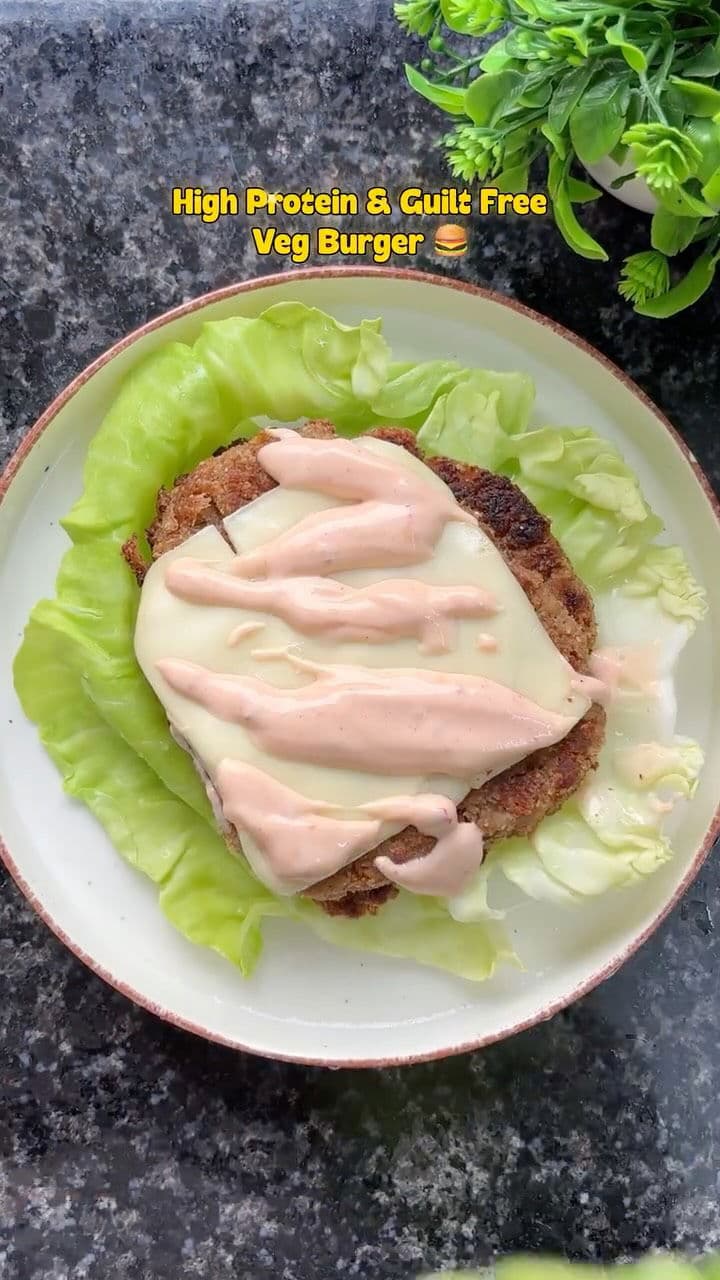 High Protein & Guilt-free Veg Burgers recipe