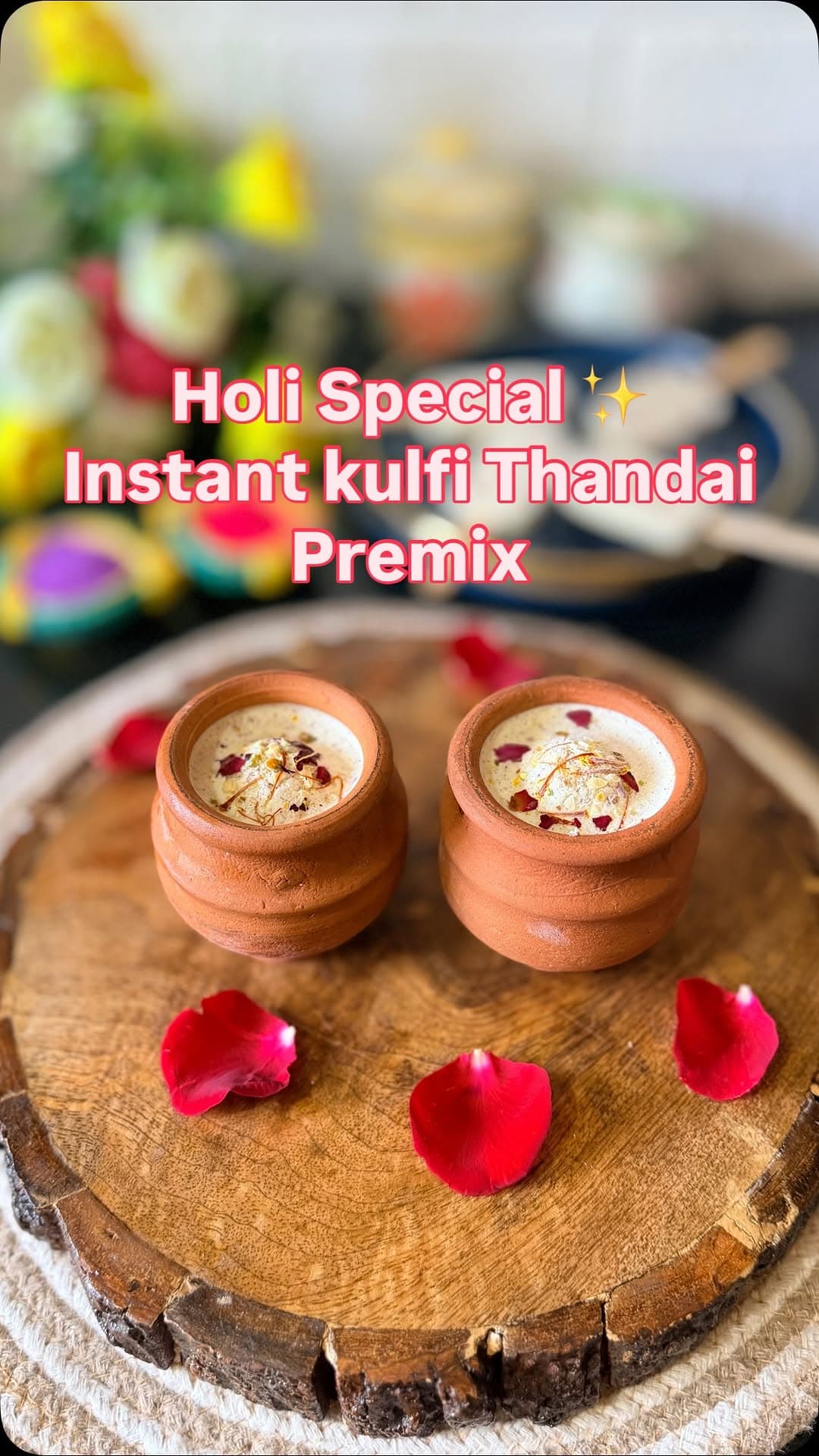Holi Special Thandai Premix + Instant Thandai Kulfi recipe