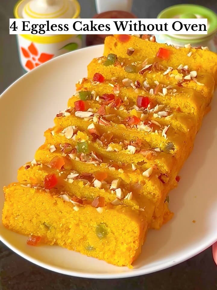 4 No Oven No Egg Cake Recipes recipe