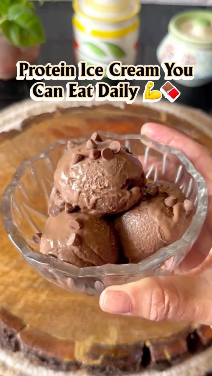 High Protein Chocolate Ice Cream recipe