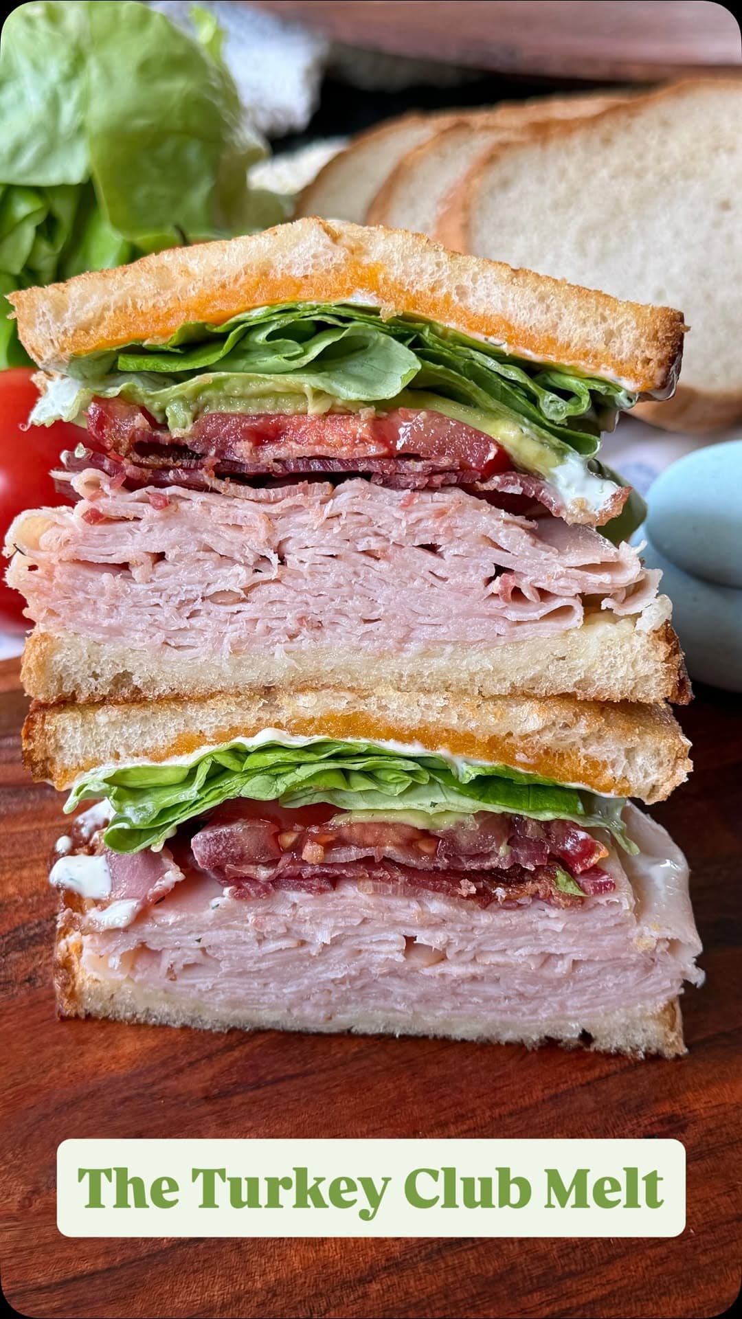 Turkey Club Melt Sandwich recipe