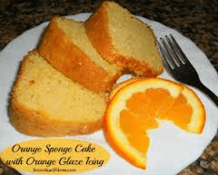 C04 : ORANGE SPONGE CAKE recipe
