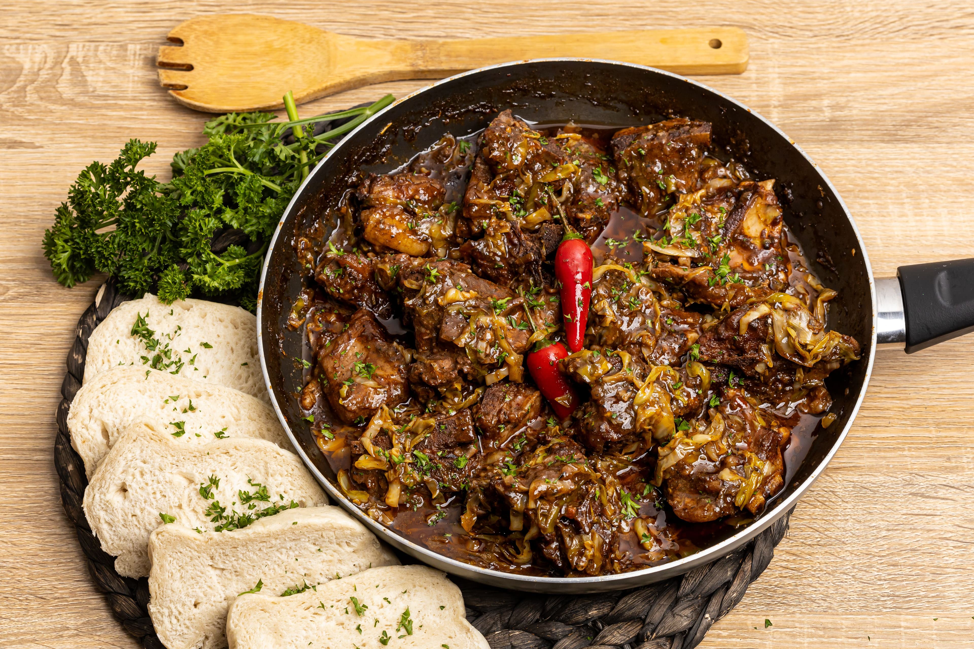 A delicious, freshly prepared meal made by Boitumelo