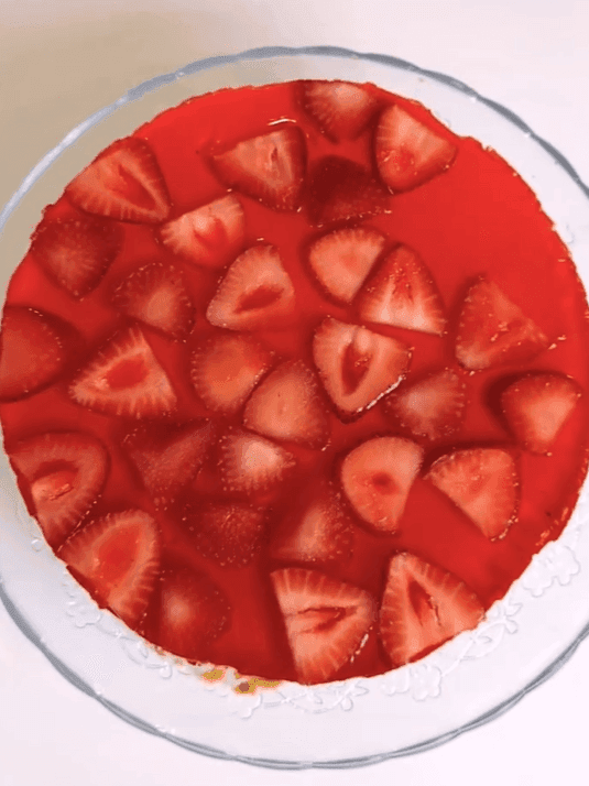 Strawberry Jello Cheesecake recipe